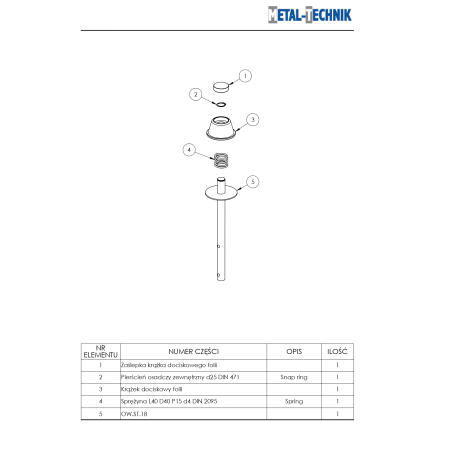 Części zamienne - Owijarka stacjonarna do bel